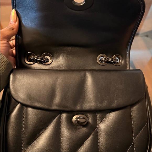 Coach Madison Quilted Shoulder Bag – Black on Black – NWOT - Picture 6 of 11